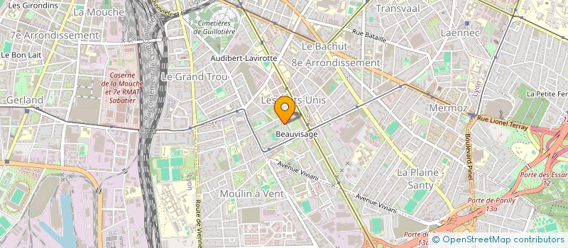 localisation de l'entreprise MADAME CHRISTEL THUILLIER  LYON