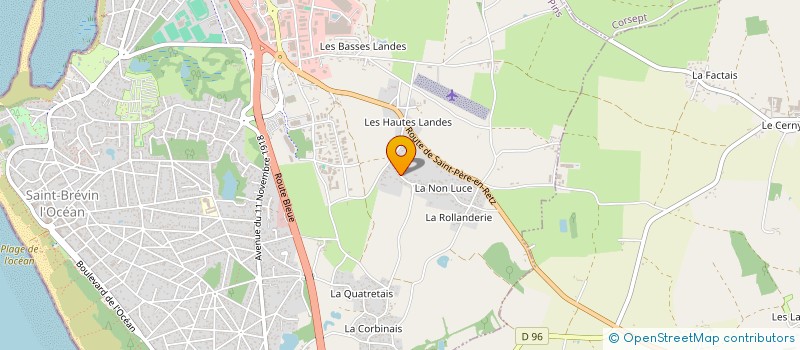 localisation de l'entreprise MADAME CHRISTEL TILLARD à SAINT-BREVIN-LES-PINS