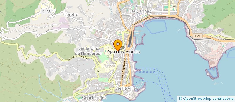 localisation de l'entreprise MADAME CHRISTEL TORRES à AJACCIO