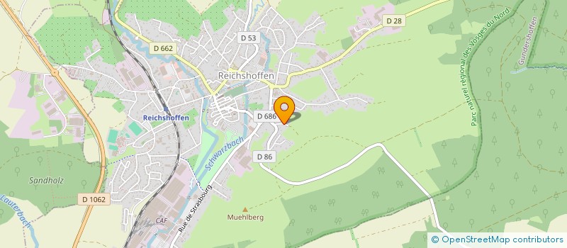 localisation de l'entreprise MADAME CHRISTEL TRAUTMANN  REICHSHOFFEN