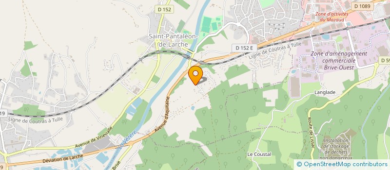 localisation de l'entreprise MADAME CHRISTEL VALEILLE à SAINT-PANTALEON-DE-LARCHE