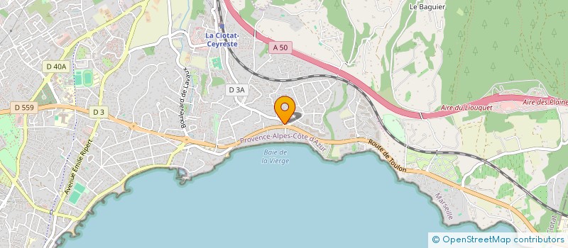 localisation de l'entreprise MADAME CHRISTEL VAN DEN LEDE à LA CIOTAT