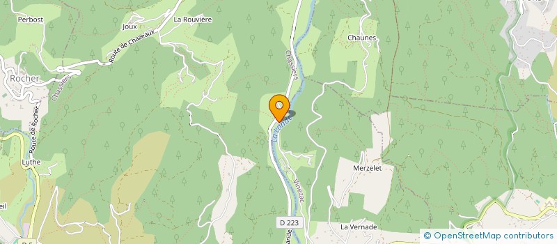 localisation de l'entreprise MADAME CHRISTEL VAN HOEK  CHASSIERS