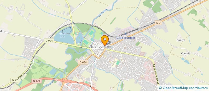 localisation de l'entreprise MADAME CHRISTEL VISENTIN à L'ISLE-JOURDAIN