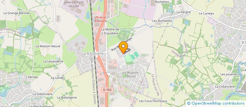 localisation de l'entreprise MADAME CHRISTEL VITAL  LE POIRE-SUR-VIE