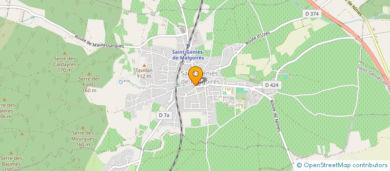 localisation de l'entreprise MADAME CHRISTEL WERRECHIA à SAINT-GENIES-DE-MALGOIRES