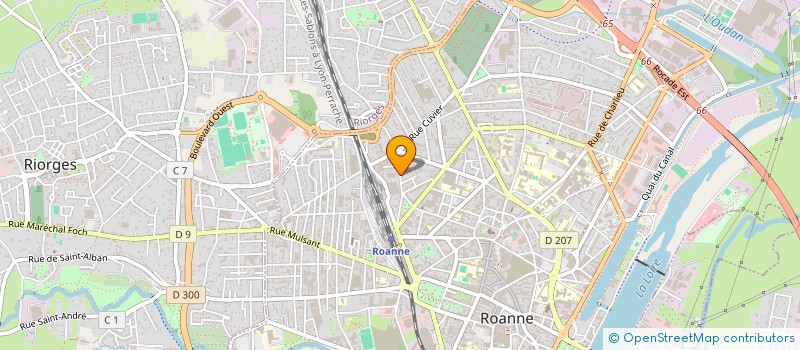 localisation de l'entreprise MADAME CHRISTEL ZAGAROLI  ROANNE