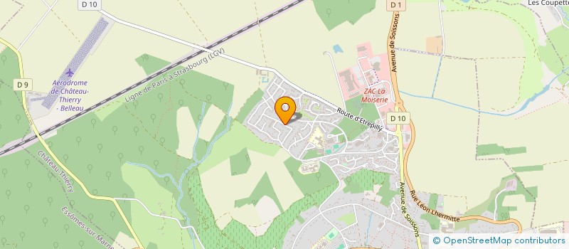 localisation de l'entreprise MADAME CHRISTELA MAXCY  CHATEAU-THIERRY