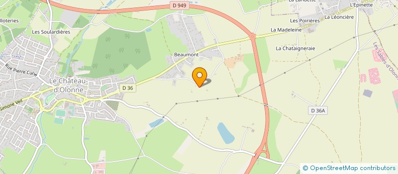 localisation de l'entreprise MADAME CHRISTELE ALLARD DE GRANDMAISON à LES SABLES D'OLONNE
