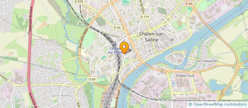 localisation de l'entreprise MADAME CHRISTELE ANDRIE à CHALON-SUR-SAONE