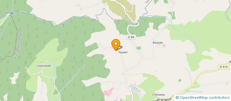 localisation de l'entreprise MADAME CHRISTELE BAFOIL  EGLISENEUVE-D ENTRAIGUES