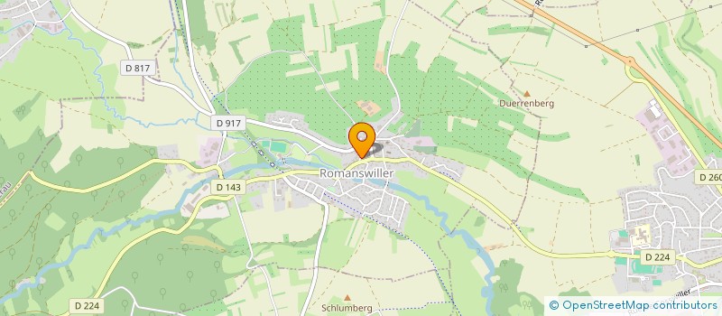 localisation de l'entreprise MADAME CHRISTELE BAUMANN  ROMANSWILLER