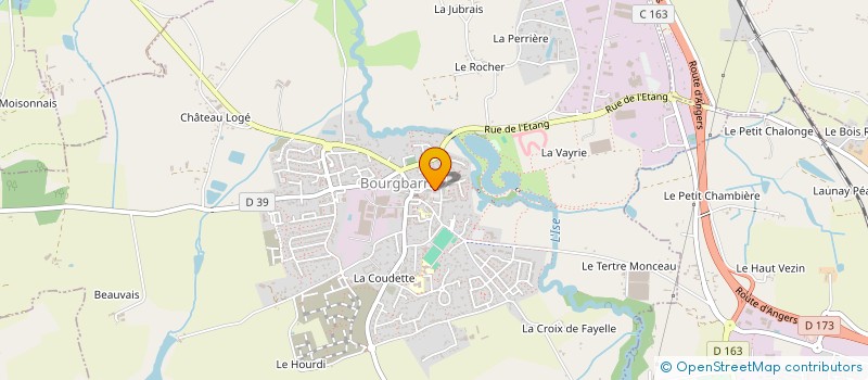 localisation de l'entreprise MADAME CHRISTELE BEAULIEU  BOURGBARRE