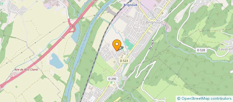 localisation de l'entreprise MADAME CHRISTELE BELIN DI STEPHANO  VILLARD-BONNOT