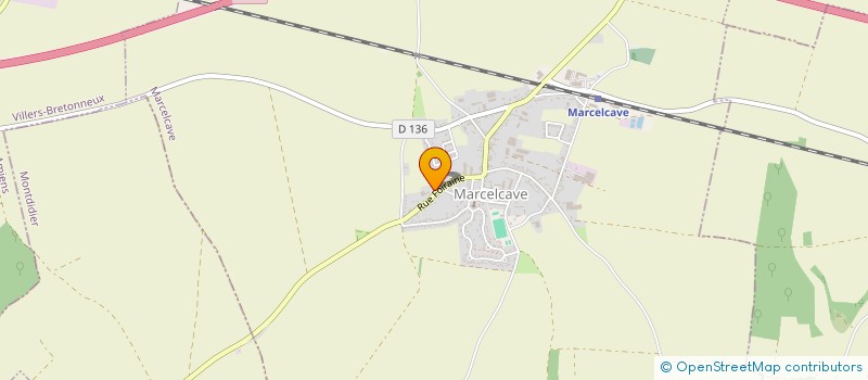 localisation de l'entreprise MADAME CHRISTELE BELLEC  MARCELCAVE