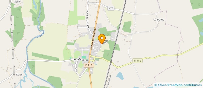 localisation de l'entreprise MADAME CHRISTELE BENOIT  MEREAU