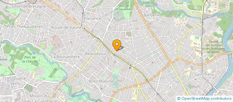 localisation de l'entreprise MADAME CHRISTELE BEQUIN à NANTES