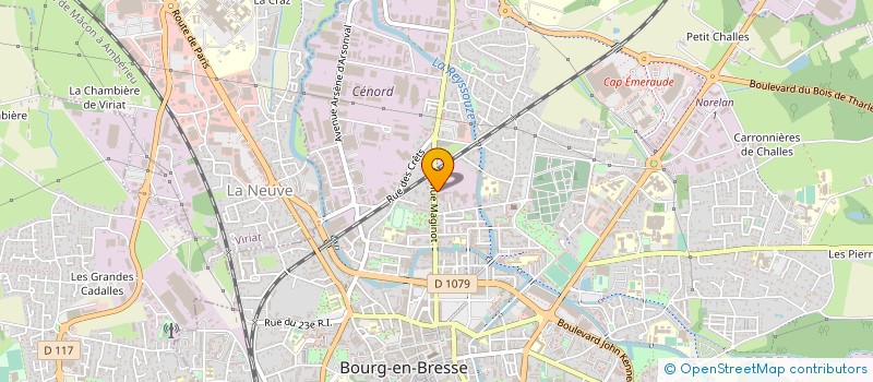localisation de l'entreprise MADAME CHRISTELE BERTRAND  BOURG-EN-BRESSE