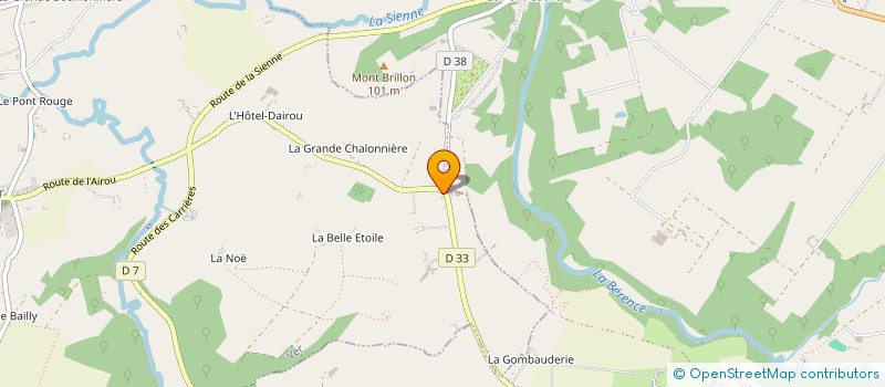 localisation de l'entreprise MADAME CHRISTELE BIDAULT  GAVRAY-SUR-SIENNE