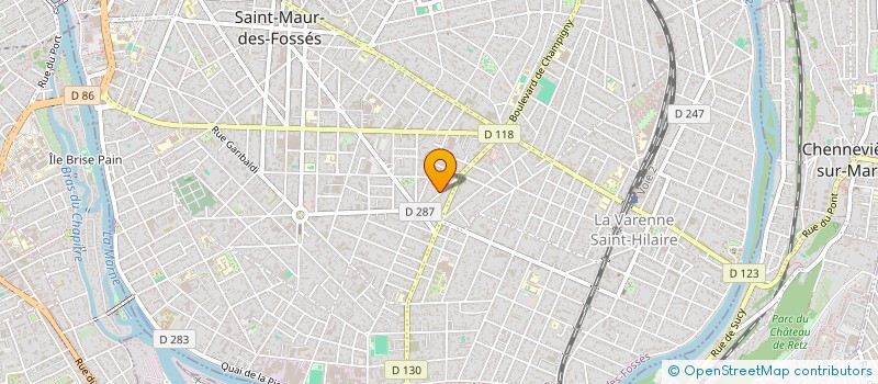 localisation de l'entreprise MADAME CHRISTELE BONIDAL à SAINT-MAUR-DES-FOSSES