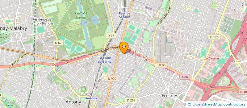 localisation de l'entreprise MADAME CHRISTELE BONNEFOND à ANTONY