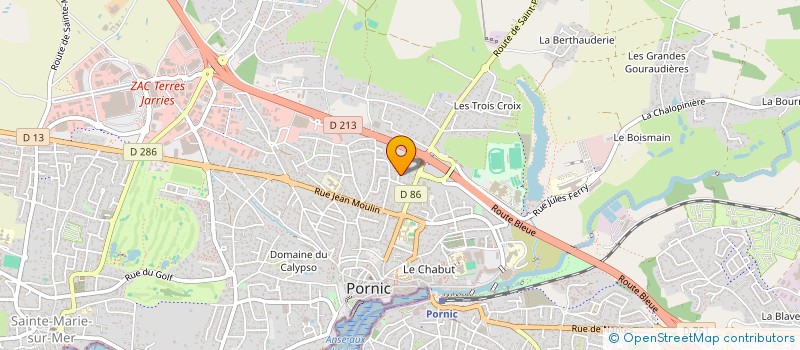 localisation de l'entreprise MADAME CHRISTELE BOUYER à PORNIC