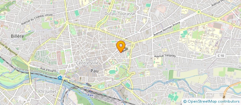 localisation de l'entreprise MADAME CHRISTELE CHANG à PAU