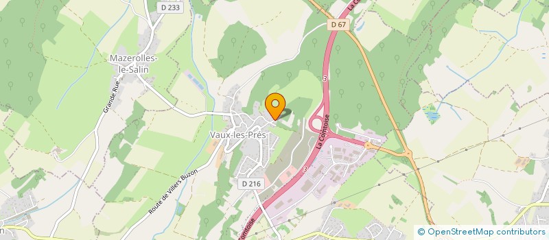 localisation de l'entreprise MADAME CHRISTELE CHENU  CHEMAUDIN ET VAUX