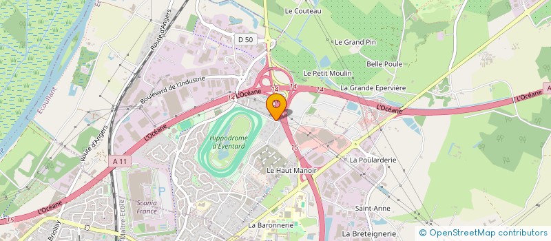 localisation de l'entreprise MADAME CHRISTELE CHOISNET à ECOUFLANT