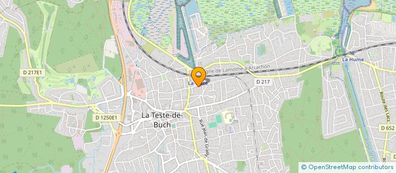 localisation de l'entreprise MADAME CHRISTELE CONSTANT à LA TESTE-DE-BUCH