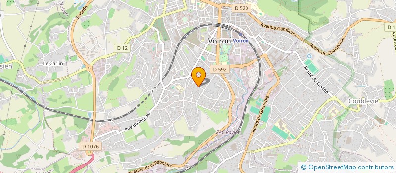 localisation de l'entreprise MADAME CHRISTELE COUDANNE à VOIRON