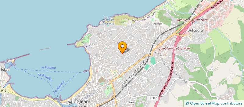 localisation de l'entreprise MADAME CHRISTELE COZETTE à SAINT-JEAN-DE-LUZ