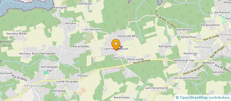 localisation de l'entreprise MADAME CHRISTELE DELAURE à MOELAN-SUR-MER