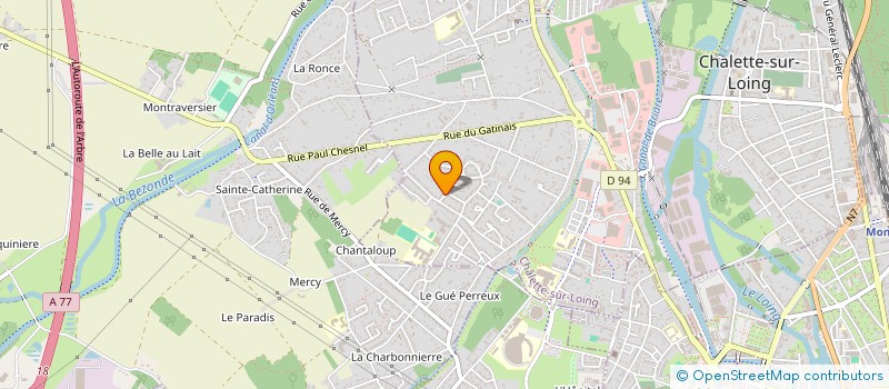 localisation de l'entreprise MADAME CHRISTELE DELAVEAU à CHALETTE-SUR-LOING