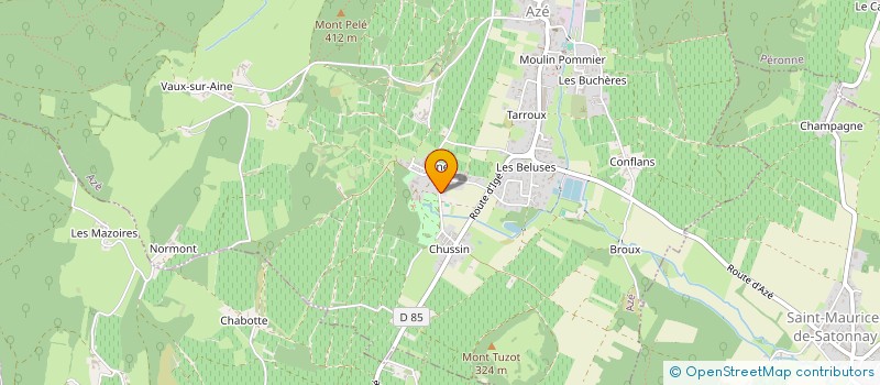 localisation de l'entreprise MADAME CHRISTELE DELONGVERT à AZE