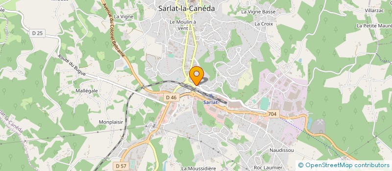 localisation de l'entreprise MADAME CHRISTELE DESNEUX à SARLAT-LA-CANEDA