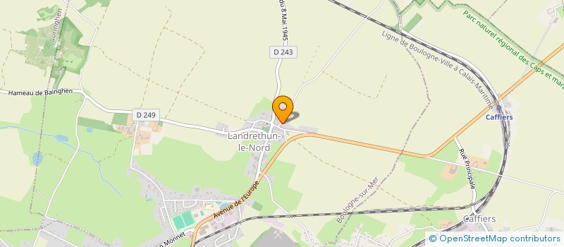 localisation de l'entreprise MADAME CHRISTELE DEVINES  LANDRETHUN-LE-NORD