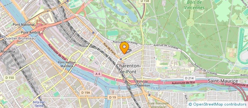 localisation de l'entreprise MADAME CHRISTELE DOUCHET à CHARENTON-LE-PONT