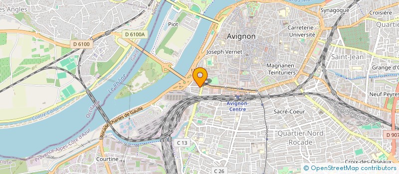 localisation de l'entreprise MADAME CHRISTELE DUGAST  AVIGNON