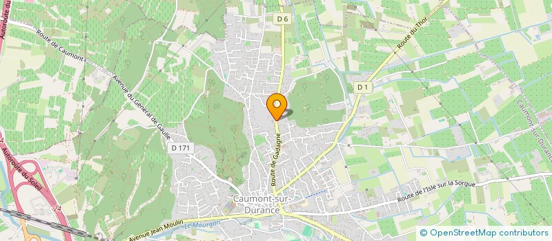 localisation de l'entreprise MADAME CHRISTELE DUGOUCHET  CAUMONT-SUR-DURANCE