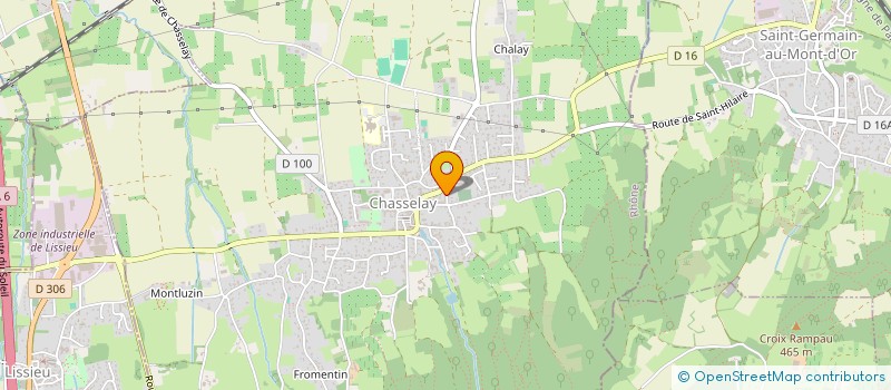 localisation de l'entreprise MADAME CHRISTELE DUMAS  CHASSELAY