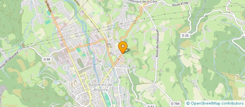 localisation de l'entreprise MADAME CHRISTELE ELICHABE à BAGNERES-DE-BIGORRE