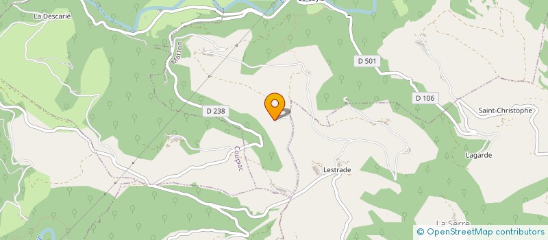 localisation de l'entreprise MADAME CHRISTELE ETIENNE  MARTRIN