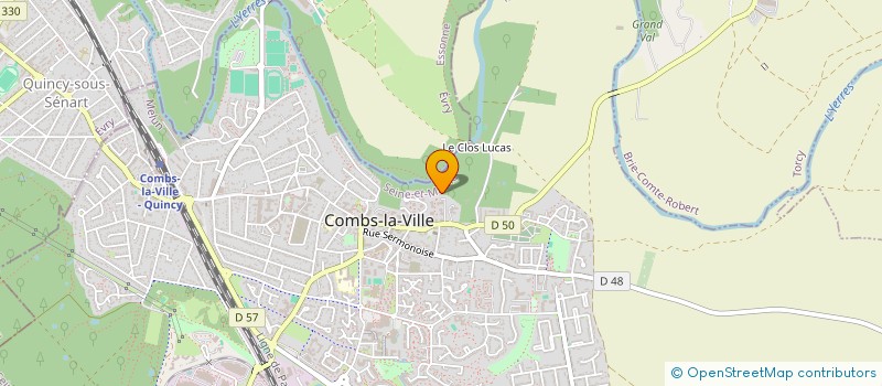 localisation de l'entreprise MADAME CHRISTELE FERRERE  COMBS-LA-VILLE