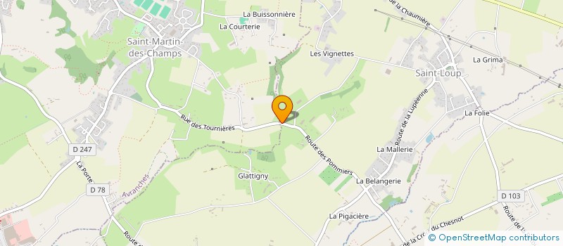 localisation de l'entreprise MADAME CHRISTELE FOLLAIN  AVRANCHES