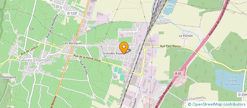 localisation de l'entreprise MADAME CHRISTELE FORTIN  GEVREY-CHAMBERTIN