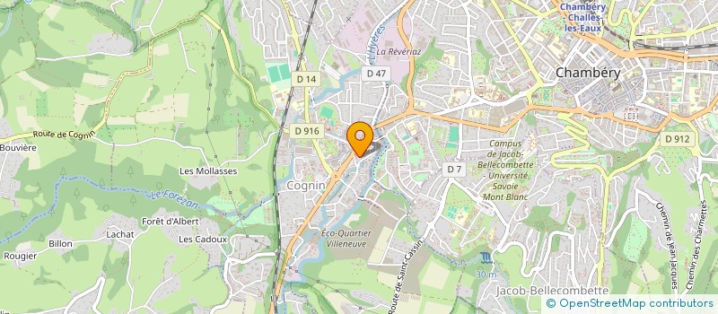 localisation de l'entreprise MADAME CHRISTELE FOURCADE à COGNIN