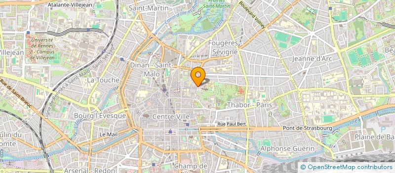 localisation de l'entreprise MADAME CHRISTELE FOURNIER  RENNES