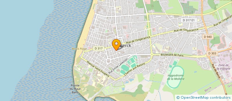 localisation de l'entreprise MADAME CHRISTELE FRANCOIS  BERCK