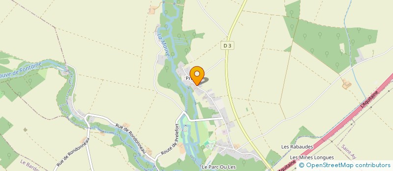 localisation de l'entreprise MADAME CHRISTELE GARNIER-BAUDOUIN à HUISSEAU-SUR-MAUVES